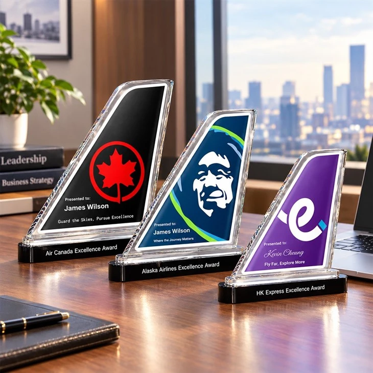Glass Airplane Trophy Awards best